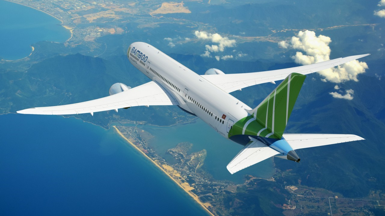Bamboo Airways là một trong những hãng hàng không có khai thác đường bay đến  Côn Đảo (Nguồn: Internet)